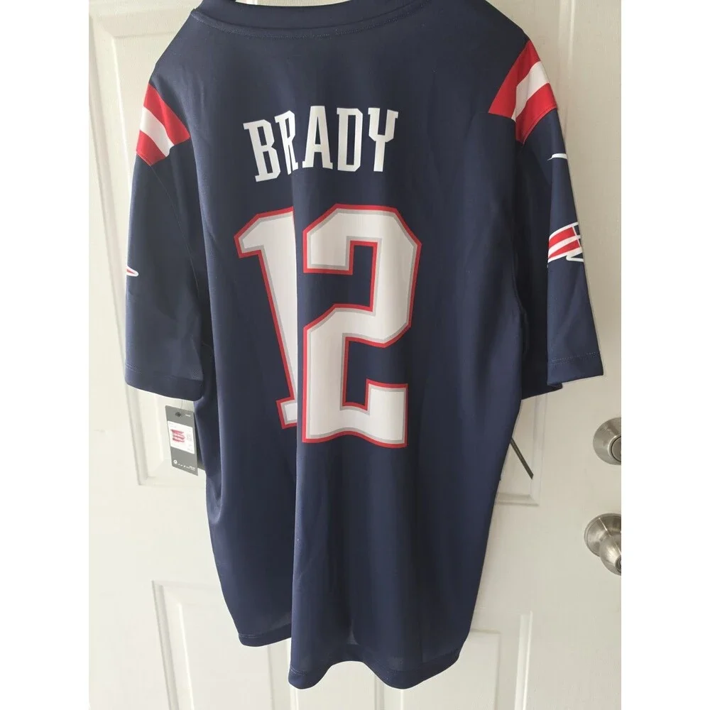 New England Patriots Tom Brady #12 Nike NFL Color Rush Legend Jersey Men XXL NEW